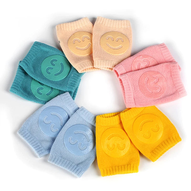 Baby Knee Pads – Soft Cotton Crawling Knee Protectors for Infants & Toddlers (0–2 Years, Unisex)