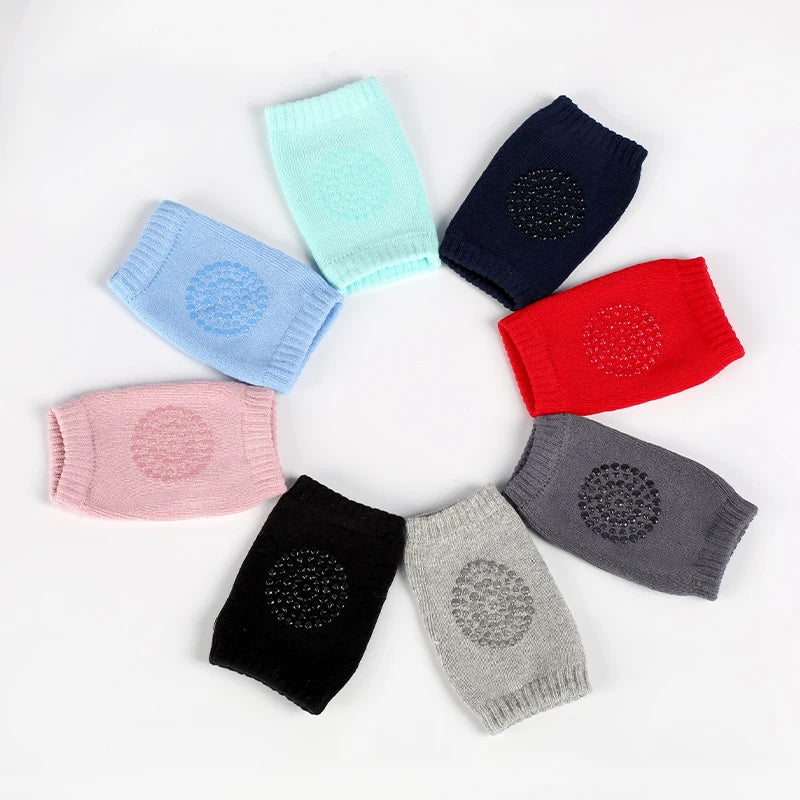 Baby Knee Pads – Soft Cotton Crawling Knee Protectors for Infants & Toddlers (0–2 Years, Unisex)