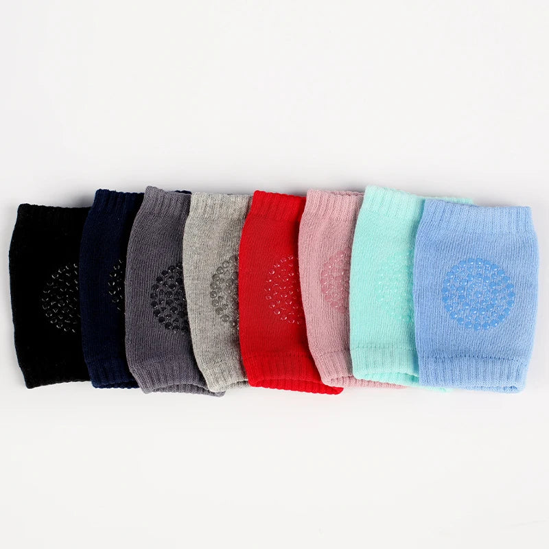 Baby Knee Pads – Soft Cotton Crawling Knee Protectors for Infants & Toddlers (0–2 Years, Unisex)