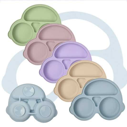 Silicone Suction Plate for Babies & Toddlers (Ages 1–4) – Non-Slip & BPA-Free, in Multiple Colors