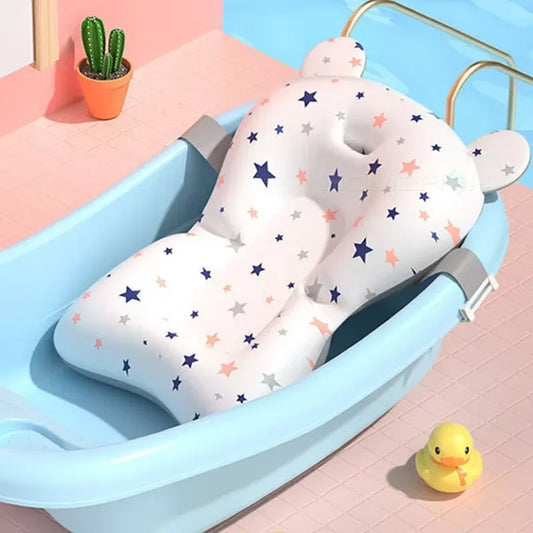 Adjustable Baby Bath Support Net – Floating Mesh Bathtub Insert for Newborns & Infants (0–3 Years)